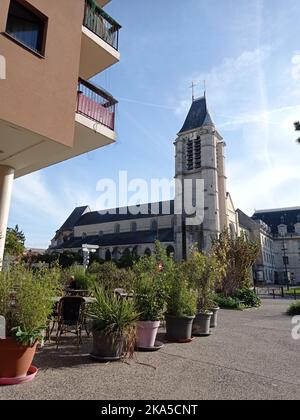 Église saint Cyr - sainte Julitte à Villejuif, Val de Marne, Frankreich Stockfoto