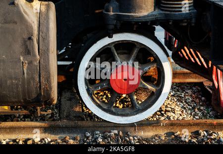 Schwerindustrie Fabrik, Produktion der Stahlzugräder Stockfoto