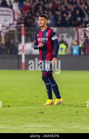 Monza, Italien. 31. Oktober 2022. Nicolas Dominguez vom FC Bologna gesehen während der Serie A Fußballspiel zwischen AC Monza und Bologna FC im Stadio Brianteo.(Endstand; AC Monza 1:2 Bologna FC) Credit: SOPA Images Limited/Alamy Live News Stockfoto