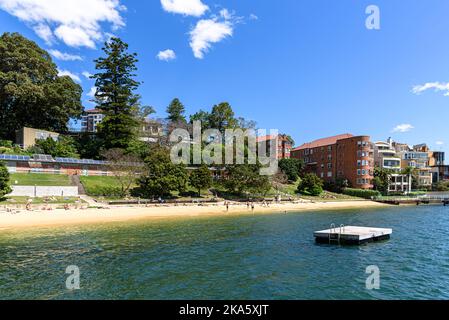 Der Murray Rose Pool (ehemals Redleaf Pool) im Viertel Double Bay in Sydney, Australien Stockfoto