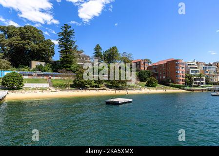 Der Murray Rose Pool (ehemals Redleaf Pool) im Viertel Double Bay in Sydney, Australien Stockfoto