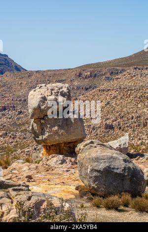 Steinhaufen im Cederberg-Gebirge Stockfoto