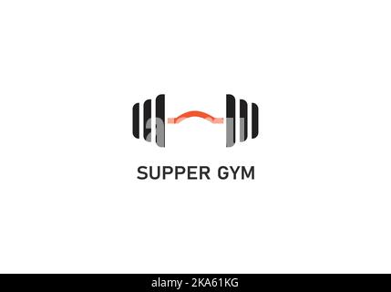 Logo des Fitnessstudios Stock Vektor