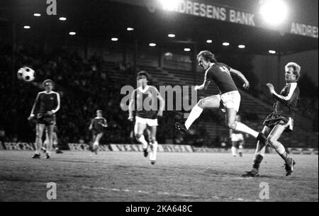 Alan Brazil bei Luftanflug für Ipswich Town Stockfoto