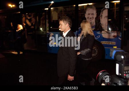 Molde-Manager Ole Gunnar Solskjaerr das Ligaspiel zwischen Molde und Stromsgodset im Aker-Stadion in Molde S Stockfoto