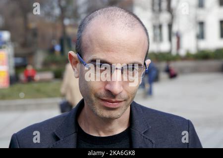 OSLO, Norwegen 20160314. Der israelische Autor Yuval Noah Harari. Foto: Cornelius Poppe / NTB scanpix Stockfoto