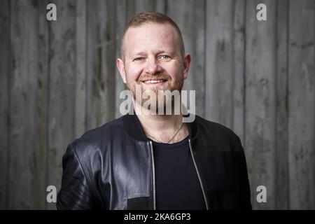 OSLO, Norwegen 20160331. Der Musiker Esben Selvig (Däne) ist Mitglied der norwegischen Hip-Hop-Gruppe „Klovner i kamp“. Foto: Heiko Junge / NTB scanpix Stockfoto