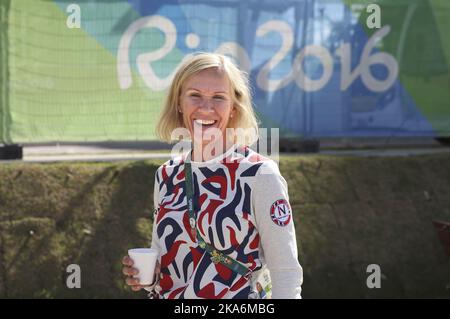 Rio de Janeiro, Brasilien 20160811. Olympische Sommerspiele in Rio 2016. Norwegens Ärztin Anne Froholdt . Foto: Vidar Ruud / NTB scanpix Stockfoto