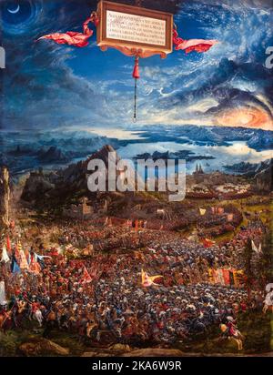 Alexanderschlacht bei Issus, Gemälde von Albrecht Altdorfer, 1529 Stockfoto