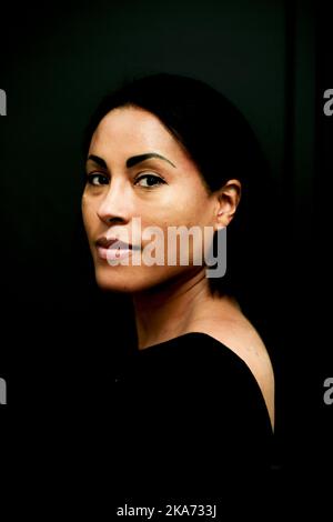 LOS ANGELES, USA 20180504. Boxerin Cecilia Braekhus freut sich auf das Boxen in Los Angeles. Cecilia Braekhus und Kali Reis treffen sich am 5.. Mai in den USA. Foto: Lise Aaserud / NTB scanpix Stockfoto