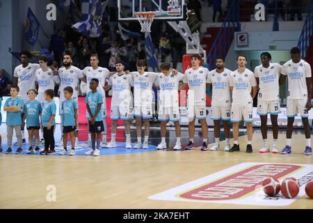 PalaRadi, Cremona, Italien, 30. Oktober 2022, Vanoli Cremona während Vanoli Basket Cremona vs Kienergia Rieti - Italienische Basketball Serie A2 Herren Champio Stockfoto