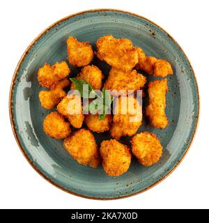 Teil der zerschlagene Blumenkohlaufapfe Stockfoto