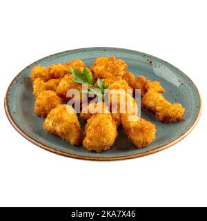 Teil der zerschlagene Blumenkohlaufapfe Stockfoto