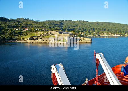 Burg San Felipe, (Castelo de San Felipe) Ferrol, Spanien, Galicien Stockfoto