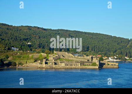 Burg San Felipe, (Castelo de San Felipe) Ferrol, Spanien, Galicien Stockfoto