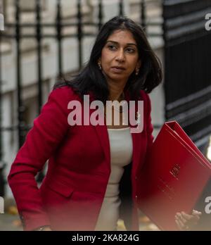 London, Großbritannien. 01. Nov, 2022. Bei einer Kabinettssitzung in 10 Downing Street London. Kredit: Ian Davidson/Alamy Live Nachrichten Stockfoto