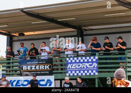 30. Oktober 2022: MELBOURNE, AUSTRALIEN - 30. OKTOBER: Das inaugrale Vintage Bash RC Event auf dem Keilor Offroad Circuit (KEORCA) am 30.. Oktober 2022 (Bildquelle: © Chris Putnam/ZUMA Press Wire) Stockfoto