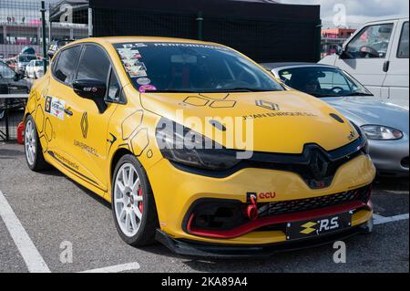Renault Clio 4 RS auf der Rennstrecke Stockfoto