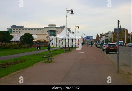 Southport Promenade, Southport, Merseyside, Großbritannien, Europa Stockfoto