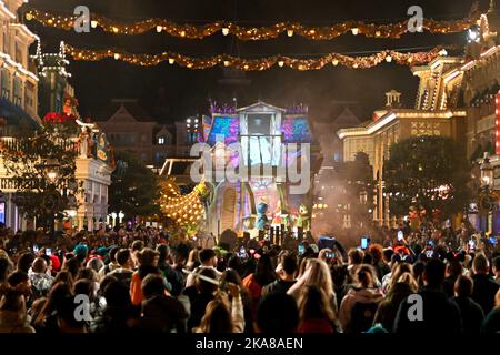 Paris, Frankreich. 31. Oktober 2022. Disney Halloween Abende im Disneyland Park in Chessy, Frankreich am 31. Oktober 2022. (Foto: Lionel Urman/Sipa USA) Quelle: SIPA USA/Alamy Live News Stockfoto