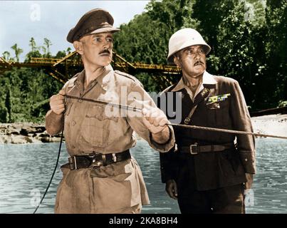 Die Brücke Auf Dem Fluss Kwai Alec Guinness Stockfoto