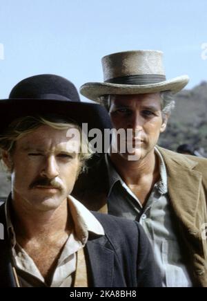 Butch Cassidy Und Das Sundance Kid Robert Redford & Paul Newman Stockfoto