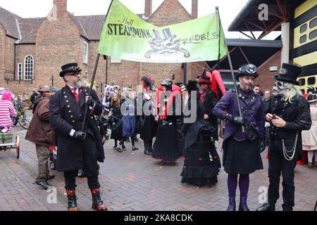Hulloween Steampunk Festival, Kingston upon Hull, Großbritannien Stockfoto