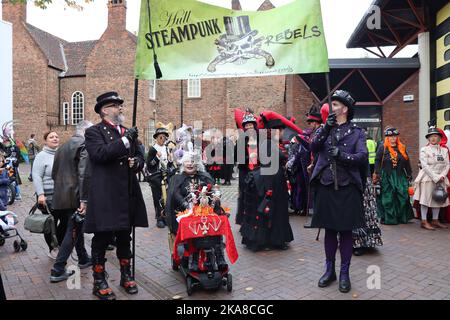 Hulloween Steampunk Festival, Kingston upon Hull, Großbritannien Stockfoto