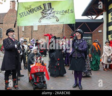 Hulloween Steampunk Festival, Kingston upon Hull, Großbritannien Stockfoto