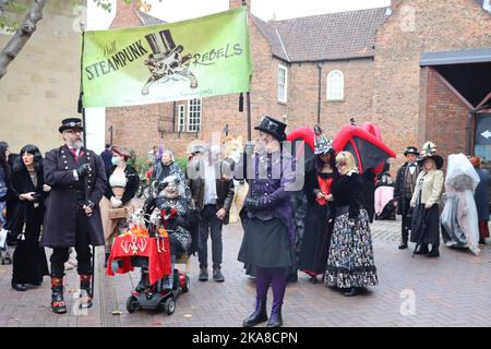 Hulloween Steampunk Festival, Kingston upon Hull, Großbritannien Stockfoto