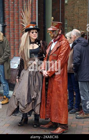 Hulloween Steampunk Festival, Kingston upon Hull, Großbritannien Stockfoto