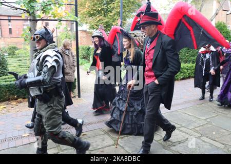 Hulloween Steampunk Festival, Kingston upon Hull, Großbritannien Stockfoto