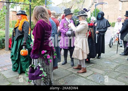 Hulloween Steampunk Festival, Kingston upon Hull, Großbritannien Stockfoto