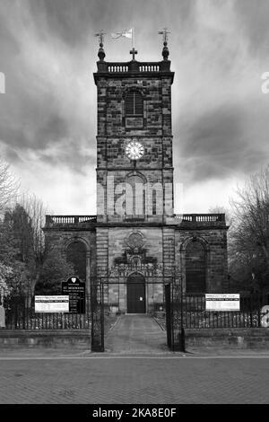 St. Modwen Kirche, Burton upon Trent Stadt, Staffordshire, England; Großbritannien Stockfoto