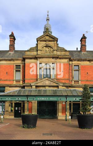 The Market Hall, Burton upon Trent, Staffordshire, England; Großbritannien Stockfoto