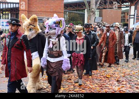 Hulloween Steampunk Festival, Kingston upon Hull, Großbritannien Stockfoto