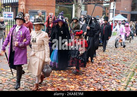 Hulloween Steampunk Festival, Kingston upon Hull, Großbritannien Stockfoto