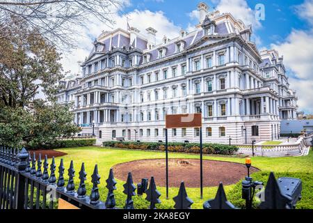 Dwight Eisenhower Executive Office Building im White House Complex, Washington DC, USA Stockfoto