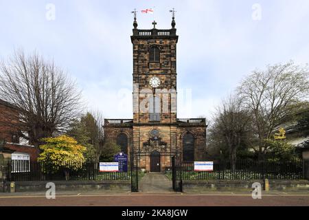 St. Modwen Kirche, Burton upon Trent Stadt, Staffordshire, England; Großbritannien Stockfoto