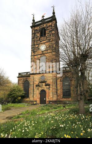 St. Modwen Kirche, Burton upon Trent Stadt, Staffordshire, England; Großbritannien Stockfoto