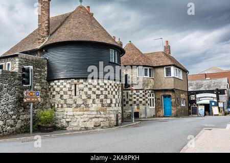 Sandwich,Kent,England,Vereinigtes Königreich - 30. August 2022 : Blick auf das Barbican Gate Stockfoto