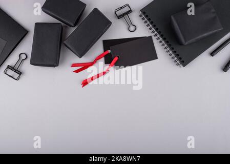 Angebot „Black friday“. Einkaufskonzept Stockfoto