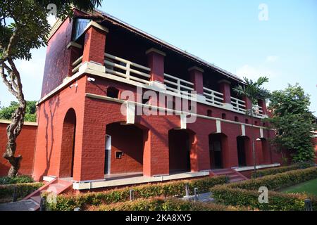 Netaji-Zellgebäude. Alipore Jail Museum. Kalkutta, Westbengalen, Indien. Stockfoto