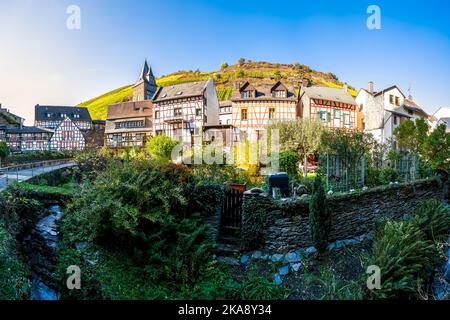 Historische Stadt Bacharch, Deutschland Stockfoto