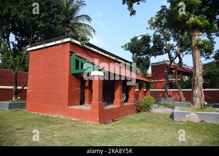 Nicht identifizierter Zellblock. Alipore Jail Museum. Kalkutta, Westbengalen, Indien. Stockfoto