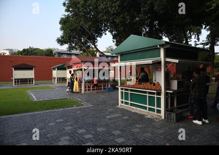 Lebensmittelzone des Alipore Jail Museum. Kalkutta, Westbengalen, Indien. Stockfoto