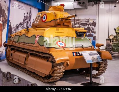 Französischer Somua-S35-Tank Stockfoto