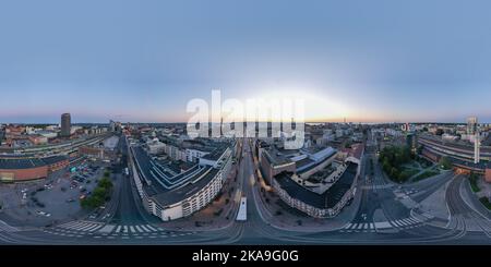 360 Grad Panorama Ansicht von Die Hauptstadt Tampere