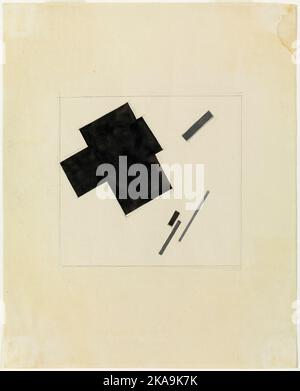 Kazimir Malewitsch ohne Titel (Suprematist Komposition). c. 1919-1926 Stockfoto