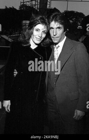 Henry Winkler mit Frau, Stacey Weitzman um die 1980er Jahre Credit: Ralph Dominguez/MediaPunch Stockfoto